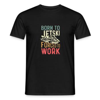 Forced to work Traveler Gift - Men's T-Shirt - black - Front - AI Model Male 178 light (178cm)