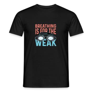 Für die Schwachen Sprinter Gift - Männer T-Shirt - Schwarz - Vorne - AI Model Male 178 light (178cm)