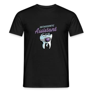 Orthodontic Assistant Dental Assistant Gi - Men's T-Shirt - black - Front - AI Model Male 178 light (178cm)
