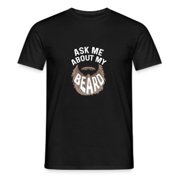 Ask me hairdresser poison - Men's T-Shirt - black - Front - AI Model Male 178 light (178cm)