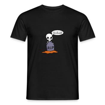 Pet Dog Drôle d’amoureux des chiens. Cadeau - T-shirt homme - noir - Devant - AI Model Male 178 light (178cm)