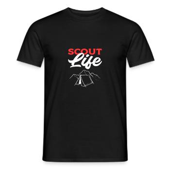Scout Life Young Adventurer Poison - Men's T-Shirt - black - Front - AI Model Male 178 light (178cm)