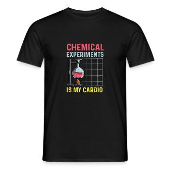 Chemical Elements Stagiaire Docteur Cadeau - T-shirt homme - noir - Devant - AI Model Male 178 light (178cm)