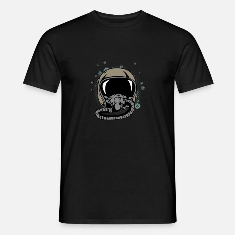 Pilot Helmet Student Pilot Gift - Men’s T-shirt - black