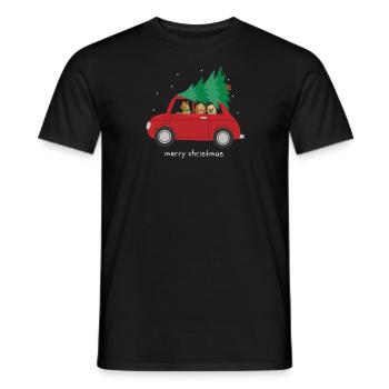 Joyeux Noël - T-shirt homme - noir - Devant - AI Model Male 178 light (178cm)
