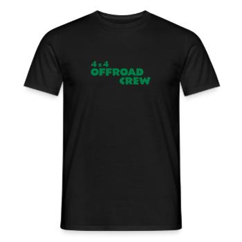 4x4 Offroad Crew Team-Shirt - Männer T-Shirt - Schwarz - Vorne - AI Model Male 178 light (178cm)