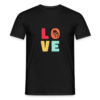 Love Graphic Hamster Pet Owner Animal Lover Rodent - Männer T-Shirt - Schwarz - Vorne - AI Model Male 178 light (178cm)