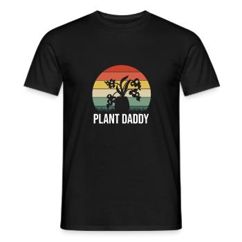Plant Daddy Graphic Gardener Gardening Horticultur - Männer T-Shirt - Schwarz - Vorne - AI Model Male 178 light (178cm)
