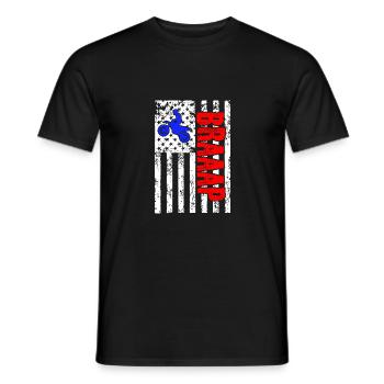 Braaap Graphic Dirt Biker Motorcycle Enduro Motocr - Männer T-Shirt - Schwarz - Vorne - AI Model Male 178 light (178cm)