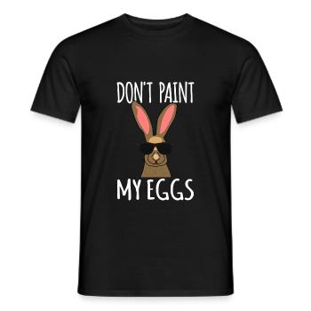 Easter Bunny - Men's T-Shirt - black - Front - AI Model Male 178 light (178cm)