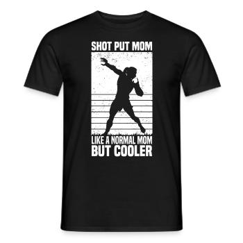Shot put | Athletics Shot Putter Gifts - Men's T-Shirt - black - Front - AI Model Male 178 light (178cm)