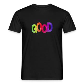 Que des bonnes choses - T-shirt homme - noir - Devant - AI Model Male 178 light (178cm)