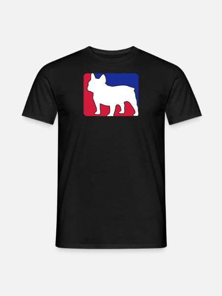 french bulldog1 - Männer T-Shirt - Schwarz
