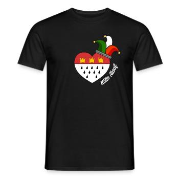 Kölle Alaaf Carnaval de la cathédrale de Cologne Kölsch - T-shirt homme - noir - Devant - AI Model Male 178 light (178cm)