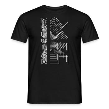 Modular Waveform Audio Analog Design Modular Gift - Men's T-Shirt - black - Front - AI Model Male 178 light (178cm)