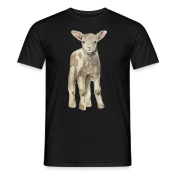 Sheep Baby - Men's T-Shirt - black - Front - AI Model Male 178 light (178cm)