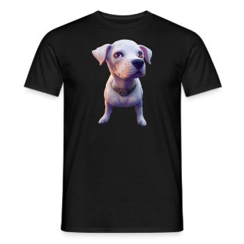 Dogo Argentino Dog - Dogo Argentino - Men's T-Shirt - black - Front - AI Model Male 178 light (178cm)