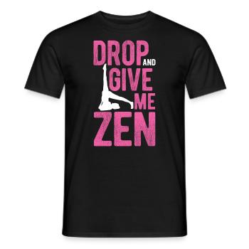 Yogalehrer Spruch Für Yogi Yoga - Männer T-Shirt - Schwarz - Vorne - AI Model Male 178 light (178cm)