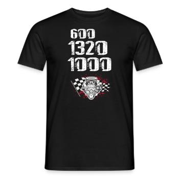 Conception de bateaux de course pour les courses de dragsters - T-shirt homme - noir - Devant - AI Model Male 178 light (178cm)