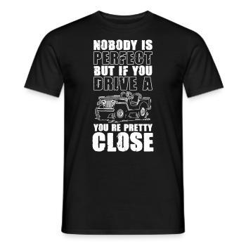 Jeeps If You Drive A You Are Perfect - Men's T-Shirt - black - Front - AI Model Male 178 light (178cm)