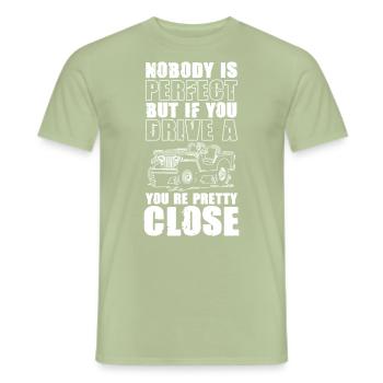 Jeeps If You Drive A You Are Perfect - Men's T-Shirt - sage - Front - AI Model Male 178 light (178cm)
