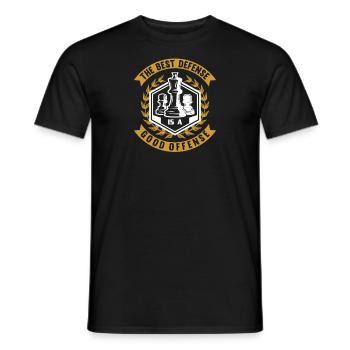 Chess Chess piece King Pawn Dream - Men's T-Shirt - black - Front - AI Model Male 178 light (178cm)
