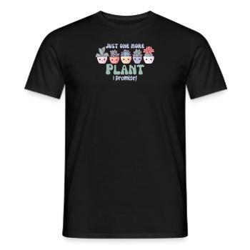 Funny Plant Saying Plant Kawaii Succulent - Men's T-Shirt - black - Front - AI Model Male 178 light (178cm)