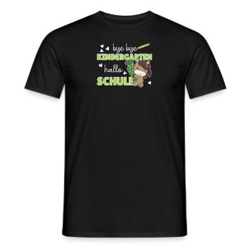 Bye bye Kindergarten Hello School Horse - T-shirt homme - noir - Devant - AI Model Male 178 light (178cm)