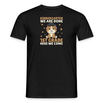 Enfants Diplômé de la maternelle cochon d’Inde 1er - T-shirt homme - noir - Devant - AI Model Male 178 light (178cm)