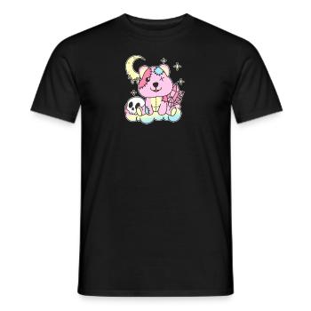 Kawaii Gothic Quokka Pastel Gothic Goth - Men's T-Shirt - black - Front - AI Model Male 178 light (178cm)