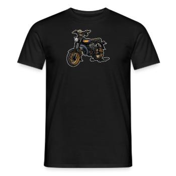 S51 // Tuning // Illustration - Männer T-Shirt - Schwarz - Vorne - AI Model Male 178 light (178cm)