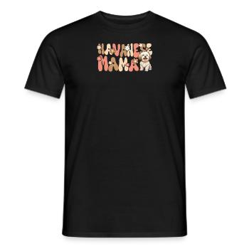 Havanais Groovy Maman bichon havanais - T-shirt homme - noir - Devant - AI Model Male 178 light (178cm)