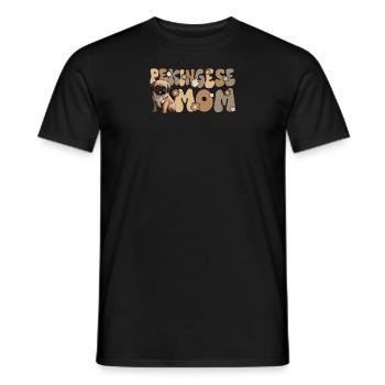 Pékinois Groovy Pékinois Maman - T-shirt homme - noir - Devant - AI Model Male 178 light (178cm)