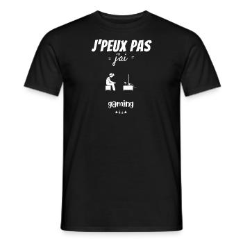 J peux pas j ai gaming - T-shirt homme - noir - Devant - AI Model Male 178 light (178cm)