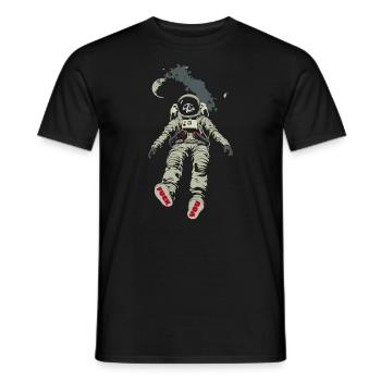 Dead Astronaut - Männer T-Shirt - Schwarz - Vorne - AI Model Male 178 light (178cm)