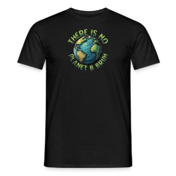 Il n’y a pas d’amoureux de la terre de la planète B Bruh - T-shirt homme - noir - Devant - AI Model Male 178 light (178cm)