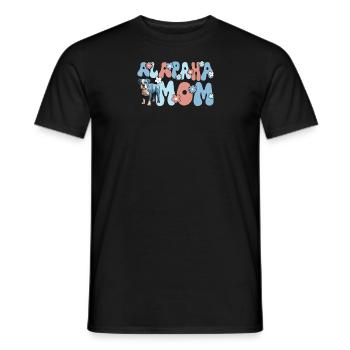 Alapaha Blue Blood Bulldog Groovy Alapaha Mom - Men's T-Shirt - black - Front - AI Model Male 178 light (178cm)