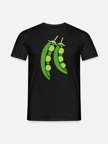 pea - Men's T-Shirt - black