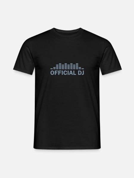official dj - Men's T-Shirt - black