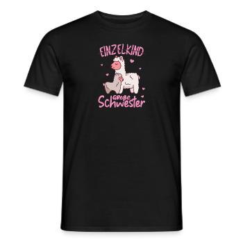 Ich werde große Schwester 2022 für Geschwister - Männer T-Shirt - Schwarz - Vorne - AI Model Male 178 light (178cm)