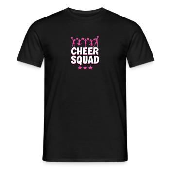 Cheerleading Cheer Squad Cheer Squad - T-shirt homme - noir - Devant - AI Model Male 178 light (178cm)