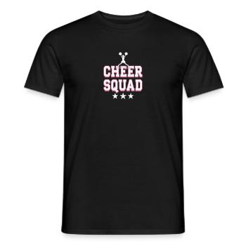 Cheerleading Cheer Squad Cheer Squad - T-shirt homme - noir - Devant - AI Model Male 178 light (178cm)