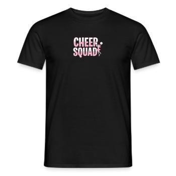 Cheer Squad Cheerleading d’équipe - T-shirt homme - noir - Devant - AI Model Male 178 light (178cm)