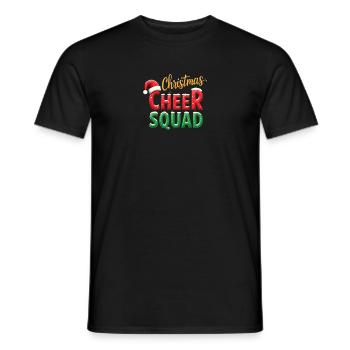 Joie de l’équipe de Noël - T-shirt homme - noir - Devant - AI Model Male 178 light (178cm)