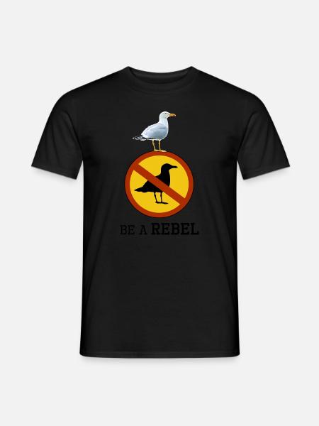 " Be a Rebel " - Men's T-Shirt - black