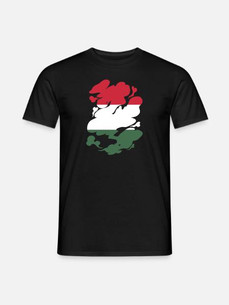 Ungarn Flagge Ungarische Fahne Balaton Hungary - Männer T-Shirt - Schwarz