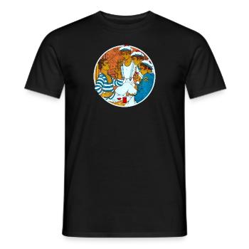IT IS SAID - Men's T-Shirt - black - Front - AI Model Male 178 light (178cm)