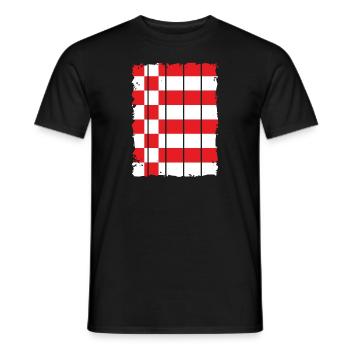 Bremen Flag Bremen Flag - Men's T-Shirt - black - Front - AI Model Male 178 light (178cm)