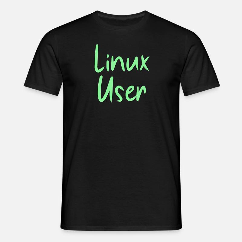 Utilisateurs Linux - T-shirt Homme - noir