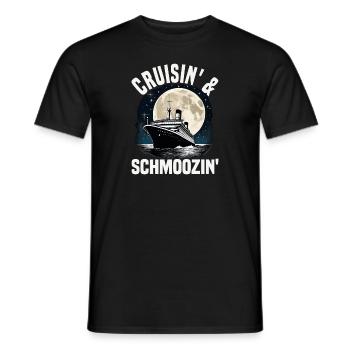Cruisin And Schmoozin Cruise Ship Vacation Group - Männer T-Shirt - Schwarz - Vorne - AI Model Male 178 light (178cm)